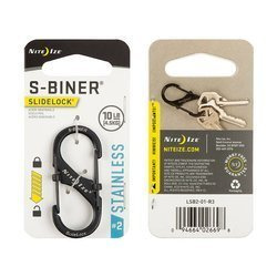 Nite Ize - S-Biner #2 SlideLock - Schwarz - LSB2-01-R3