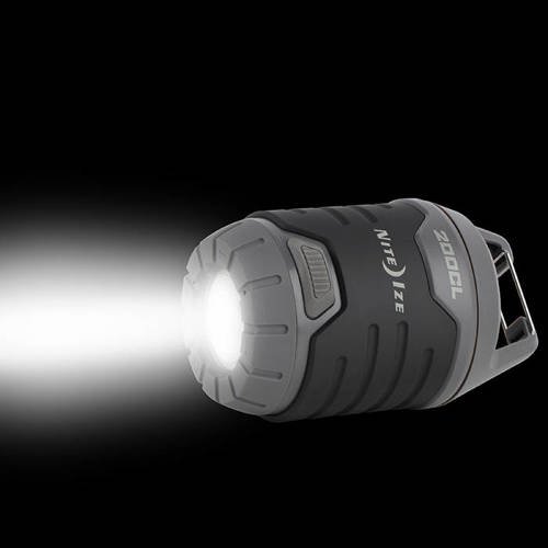 Nite Ize - Radiant 200 Zusammenklappbare Laterne + Taschenlampe - 200 Lumen - R200CL-09-R8
