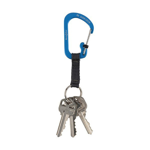 Karabińczyk aluminiowy Nite Ize SlideLock Key Ring Aluminum Niebieski CSLAW3-03-R6