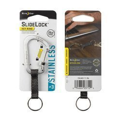 Karabińczyk Nite Ize SlideLock Key Ring #3 Stalowy CSLW3-11-R6