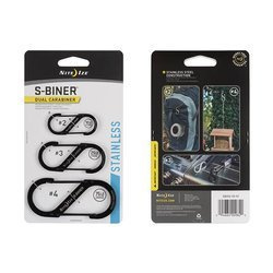 Nite Ize - S-Biner Set #2, #3, #4 - Black - SB234-03-01