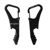 Nite Ize - Carabiner with Tool Set DoohicKey ClipKey Tool - Steel - Black - KMTCK-01-R3