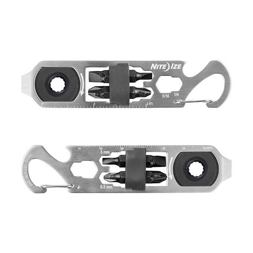 Nite Ize - DoohicKey® Ratchet Key Too - Rostfreier Stahl - KMTRT-11-R3