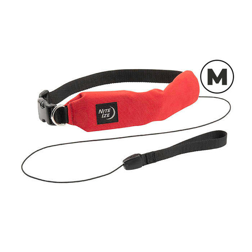 Nite Ize - Halsband mit Leine RadDog™ All-In-One - M - Rot - RRLM-10-R3 