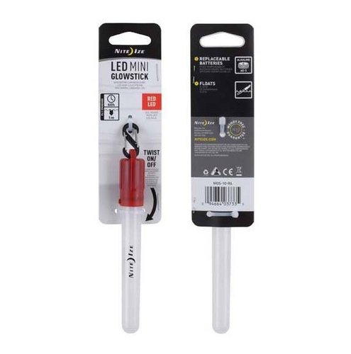 Nite Ize - LED-Mini-Leuchtstab - Rot - MGS-10-R6