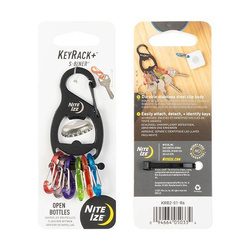 Nite Ize - KeyRack+ S-Biner - Black - KRB2-01-R6