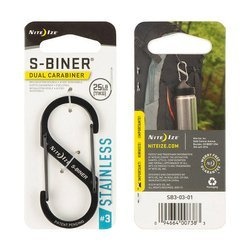 Nite Ize - S-Biner #3 - Schwarz - SB3-03-01