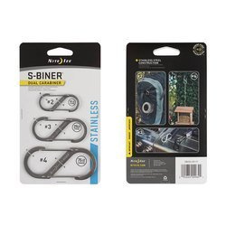 Nite Ize - Carabiners S-Biner Set #2, #3, #4 - Steel - SB234-03-11