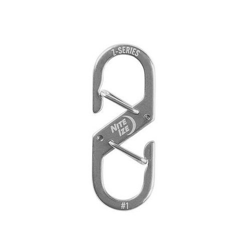 Nite Ize - Z-Series Double Snap Hook - 2 pcs - Steel - Silver - ZS1-11-2R6