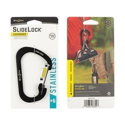 Nite Ize - SlideLock Karabiner #6 - Schwarz - CSL6-01-R6