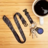 Nite Ize - Carabiner with Lanyard Medallion Key Lanyard - Steel - Silver/Black - MKL-11-R3