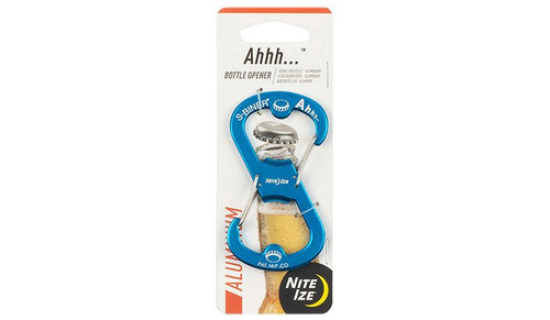 Nite Ize - S-Biner Aluminum Ahhh Bottle Opener - Blue - SBOA-03-R6