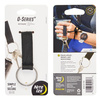 Nite Ize - Schlüsselanhänger mit Lanyard O-Series Keychain - Stahl - Silber/Schwarz - OSK-01-R3