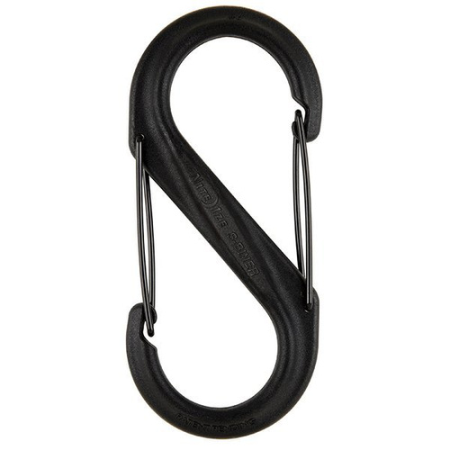 Nite Ize - S-Biner&reg; Kunststoff-Doppelkarabiner #6 - Schwarz - SBP6-03-01BG