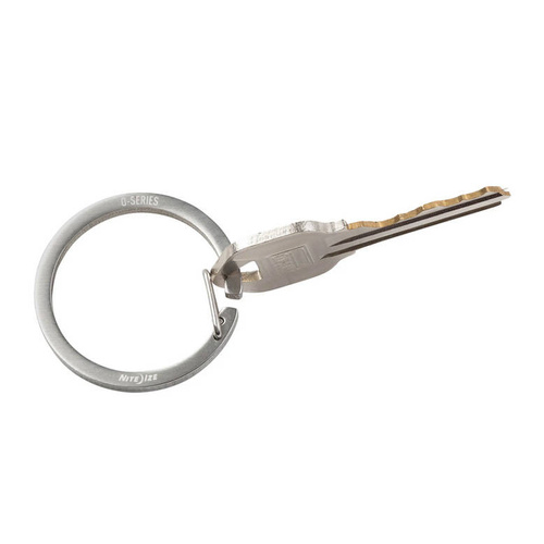 Nite Ize - O-Series Keyring - 2 pcs - Steel - Silver - OS-11-2R6