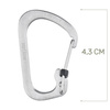 Nite Ize - SlideLock Karabiner #2 - Rostfrei - CSL2-11-R6