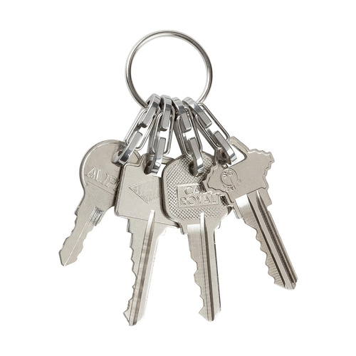 Nite Ize - KeyRing MicroLink Schlüsselanhänger - Stahl - Silber - RL-11-R3