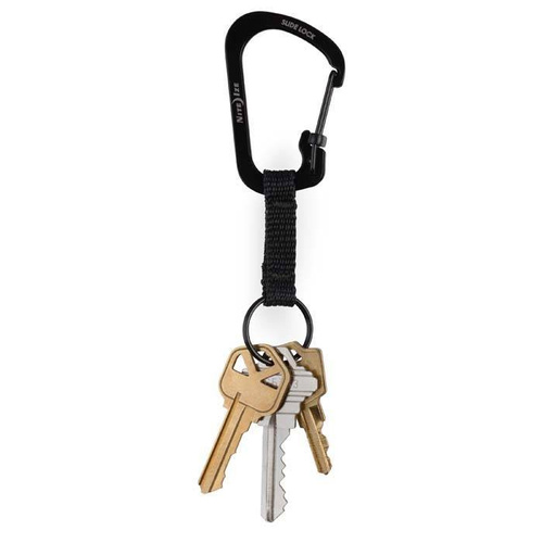 Karabińczyk Nite Ize SlideLock Key Ring #3 Czarny CSLW3-01-R6