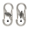 Nite Ize - Carabiner GearLine Mini Key - Steel - Black - GLMK-A1-R3