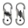 Nite Ize - Carabiner S-Biner MicroLock - 5 pcs. - Steel - Black - LSBM-01-5R7