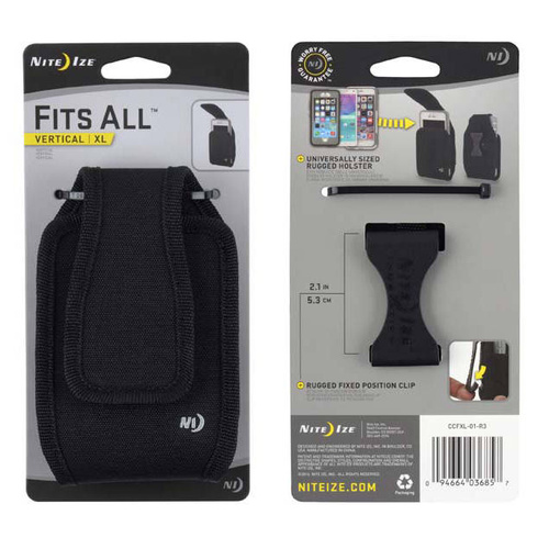 Etui Nite Ize Fits All Vertical XL Czarne CCFXL-01-R3