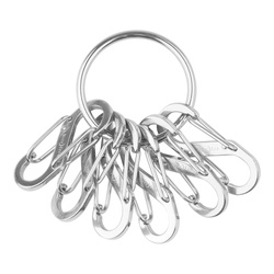 Karabińczyk Nite Ize S-Biner KeyRing Steel Stalowy KRGS-11-R3