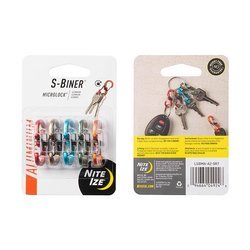 Karabińczyki Nite Ize S-Biner MicroLock Aluminum 5 Pack Mieszane LSBMA-A2-5R7