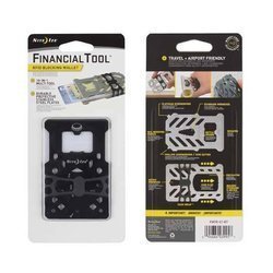 Microtool Nite Ize FinancialTool Portfel na karty płatnicze blokujący RFID Czarny FMTR-01-R7