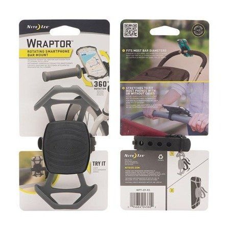 Obrotowy uchwyt do smartfona Nite Ize Wraptor WPT-09-R3