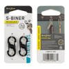 Karabińczyki Nite Ize S-Biner MicroLock Czarny 2Pack LSBM-01-2R3