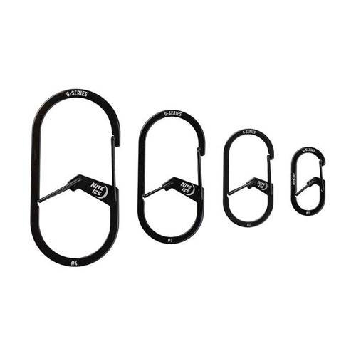 Nite Ize - G-Series Dual Chamber Carabiner #2 - Stainless Steel - GS2-