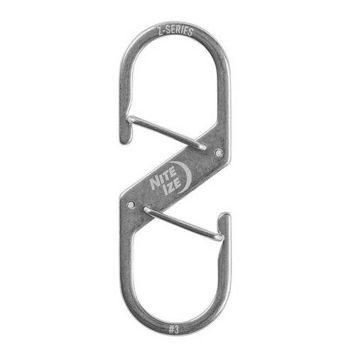 Nite Ize - Z-Series #3 Double Snap Hook - Steel - Silver - ZS3-11-R6