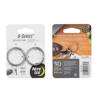 Nite Ize - O-Series Keyring - 2 pcs - Steel - Silver - OS-11-2R6