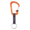 Nite Ize - SlideLock® Key Ring Aluminum - Orange - CSLAW3-19-R6
